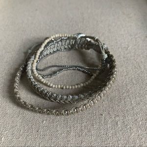 Stella & Dot Beaded Wrap Bracelet